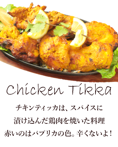 chicken tikka チキンティッカ